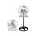 Ravanson WT-7046 buitinis ventiliatorius Juoda, Nerūdijančiojo plieno