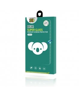 Reals Bear Super Hard glass tempered glass with frame Xiaomi Red
