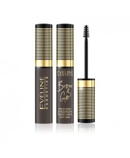 Eveline Eyebrow Mascara brow gel 02 Dark Brown 6 ml
