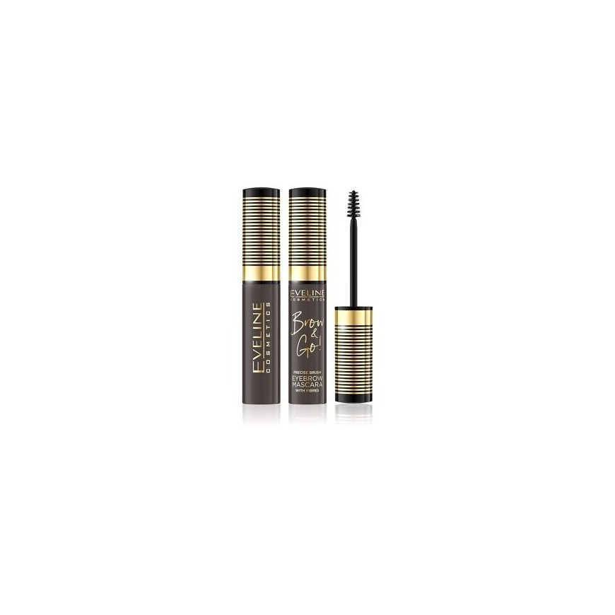 Eveline Eyebrow Mascara brow gel 02 Dark Brown 6 ml