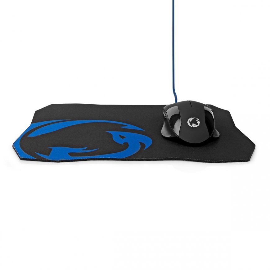 Nedis GMMP110BK kompiuterio pelė Žaidimams Dešinės rankos USB A tipo Optinis 7200 DPI – 2