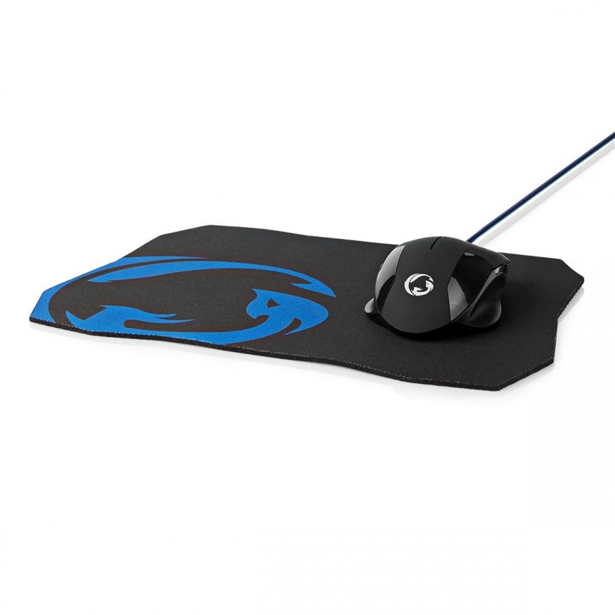 Nedis GMMP110BK kompiuterio pelė Žaidimams Dešinės rankos USB A tipo Optinis 7200 DPI – 3
