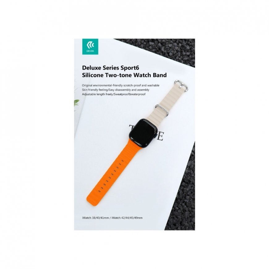 Devia strap Deluxe Sport6 for Apple Watch 38mm| 40mm| 41mm black – 2