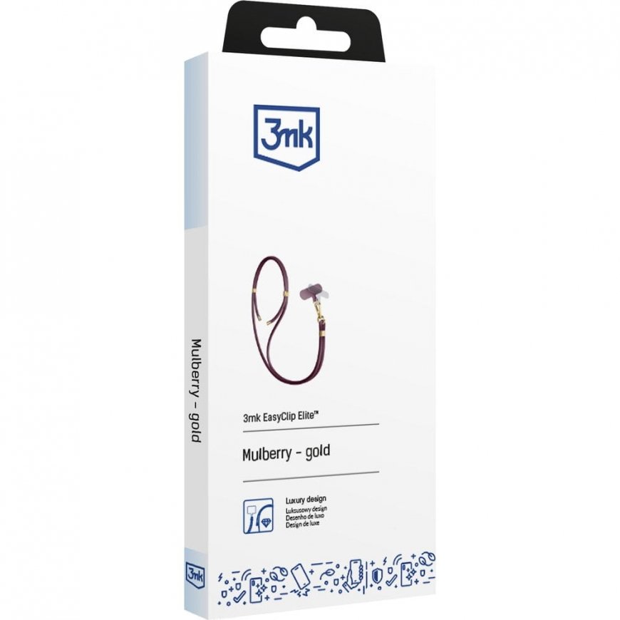 3MK EasyClip Elite Mulberry (gold) Smycz