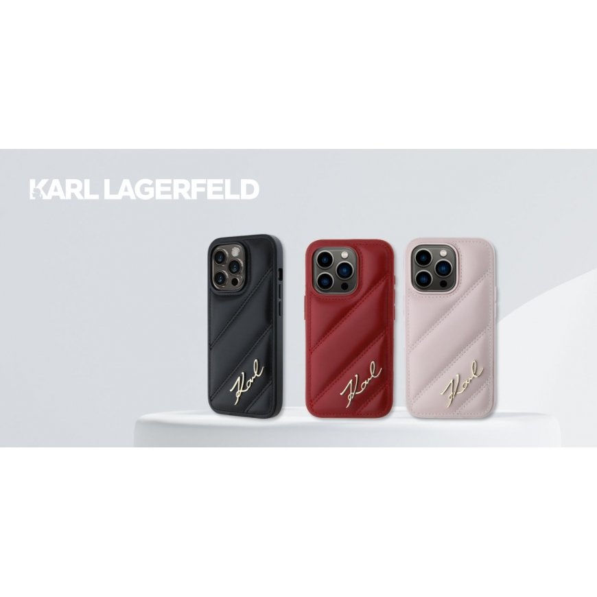 Karl Lagerfeld KLHCP15SPQDSMGR iPhone 15 | 14 | 13 6.1" czerwony