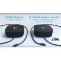 HP USB-C/A Universal Dock G2 90W - 4x USB 3.0, 1x USB-C, 2x