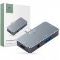 HUB Tech-Protect V6 4in1 USB-C - USB-A 3.0 | USB-C PD100W | HDMI HUB Tech-Protect V6 4in1 USB-C - USB-A 3.0 | USB-C PD100W | HDMI