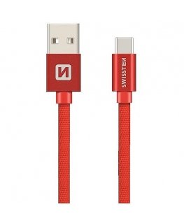 Swissten Textile Universal Quick Charge 3.1 USB-C Data and Charging Cable 1.2m