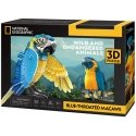 Puzzle 3D 88 pieces Blue-throated macaws Puzzle 3D 88 pieces Blue-throated macaws