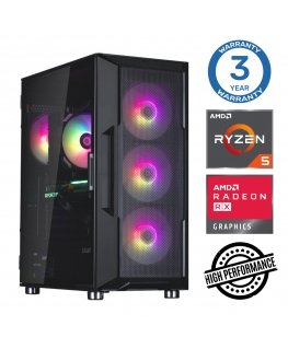 INTOP Ryzen 5 5500 32GB 1TB SSD M.2 NVME RX580 8GB no-OS