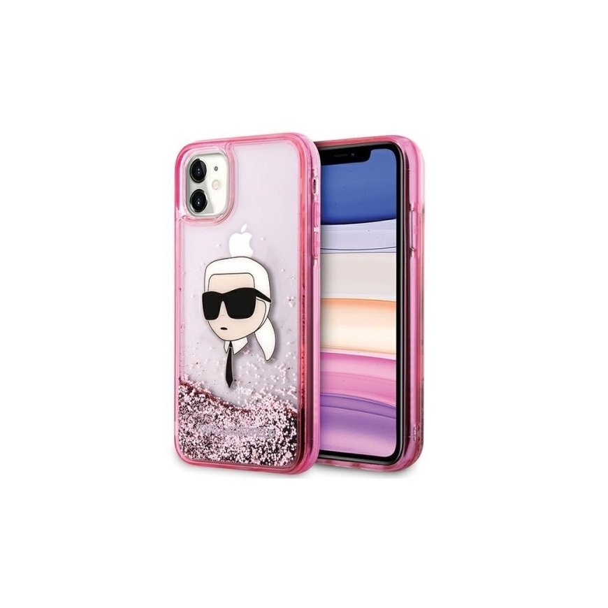 Karl Lagerfeld KLHCN61LNKHCP iPhone 11| XR różowy|pink hardcase