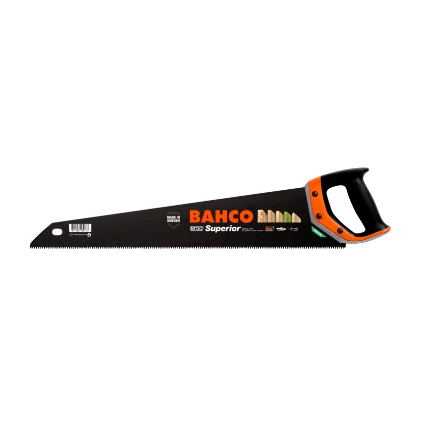 Bahco 2600-22-XT-HP käsisaag Pikilõikesaag 55 cm Must, Roostevaba teras