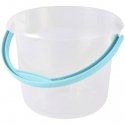 Bucket with spout 5L Mika Ø24x20cm transparent