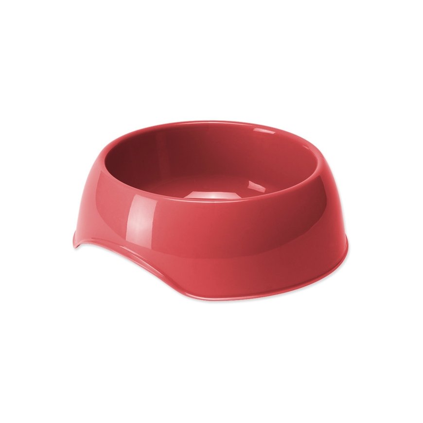 Bowl for animals, plastic : Dog Fantasy Plastic Bowl, red, 23.5c