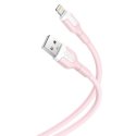 XO cable NB212 USB - Lightning 1,0 m 2,1A pink XO cable NB212 USB - Lightning 1,0 m 2,1A pink