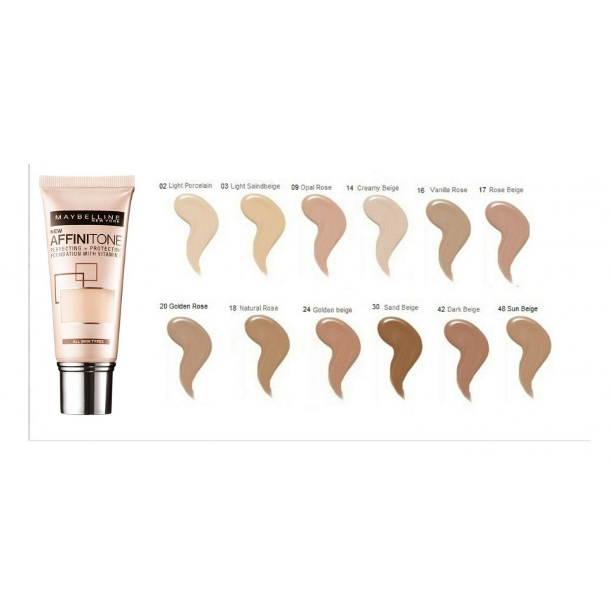Maybelline Affinitone 02 Light Porcelain 30 ml