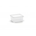 Mini basket A4 with non-slip Jonas 36x26,5x7cm transparent|blue Mini basket A4 with non-slip Jonas 36x26,5x7cm transparent|blue