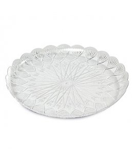 Plastic trays transparent set of 3 Easy Bake Ø27cm