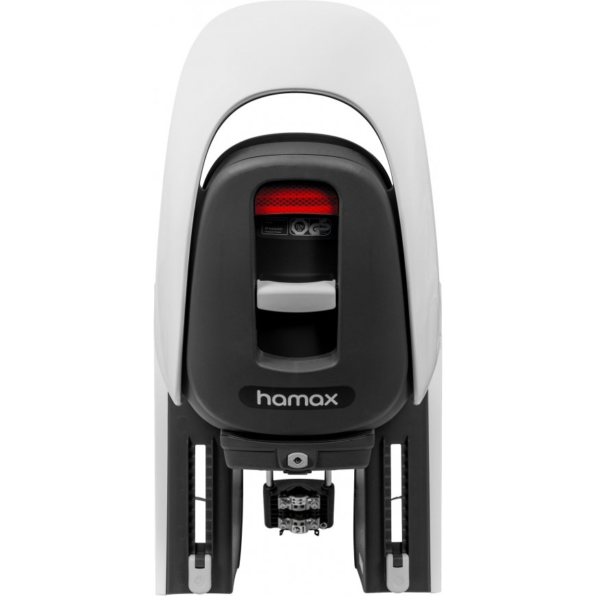 Hamax Caress bike seat, frame mount, grey/white/black – 2