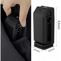 DELTACO portable travel stand with holder for mobile phones, black
