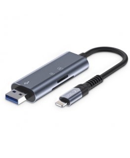 TECH-PROTECT ULTRABOOST CARD READER SD & MICRO SD LIGHTNING & US