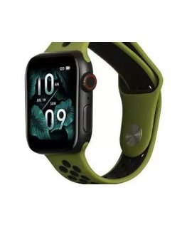 Beline pasek Apple Watch Sport Silicone 38|40|41mm zielono-czarn