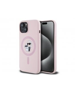 Karl Lagerfeld Liquid Silicone Karl and Choupette MagSafe Case f