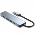 HUB Tech-Protect V0 5in1 USB-A - USB-A 3.0 | 3x USB-A 2.0 | USB- HUB Tech-Protect V0 5in1 USB-A - USB-A 3.0 | 3x USB-A 2.0 | USB-