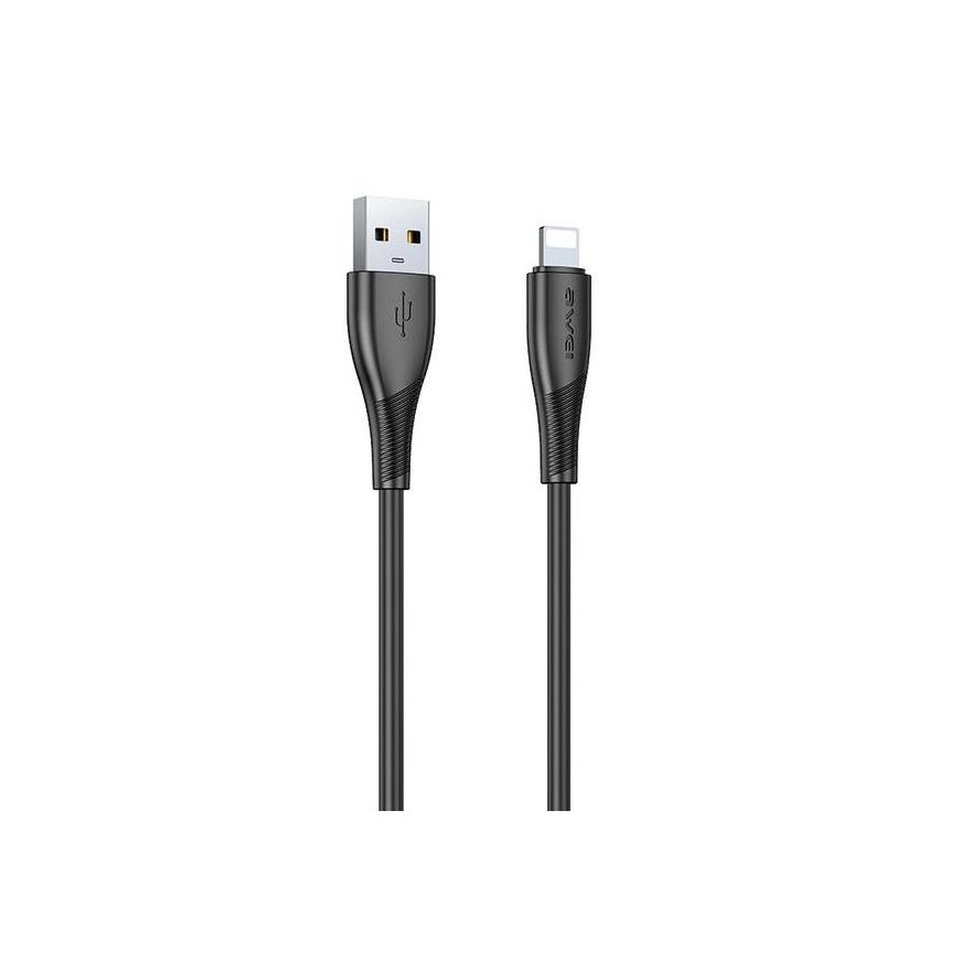 AWEI kabel CL-182L USB na Lightning czarny|black