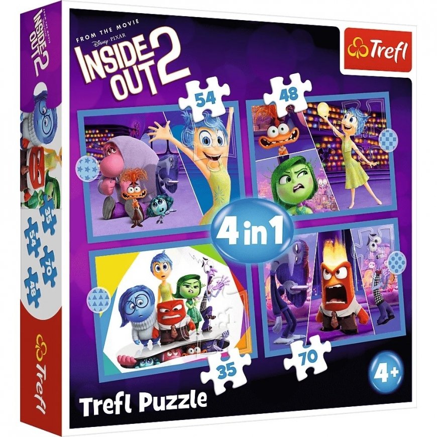 Puzzle 4in1 Emotions Inside Out 2 – 2