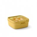 Food storage container square 0,9L Snap Box yellow
