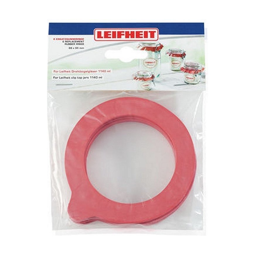 LEIFHEIT Replacement rubber rings 6pcs. 68x94mm for leak-proof j – 2