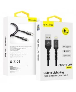 Blavec Cable Raptor braided - Type C to Type C - PD 60W 3A 1 met