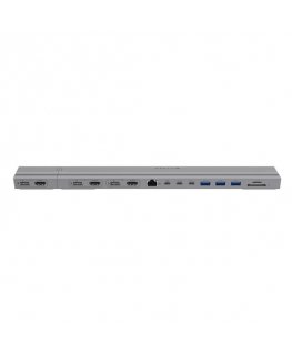 Targus HyperDrive 4K 2 x USB 3.2 Gen 2 (3.1 Gen 2) Type-C Серебристый