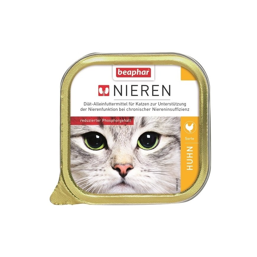 Complete diet cat food (pate) : Beaphar Nierdieet HUHN 100G.