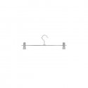 Clothes hanger metal with silicone clips 35cm