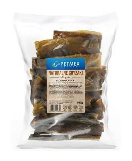 PETMEX Skóra Dzika 15cm - Przysmak dla psa - 500g