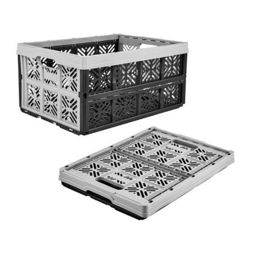 Folding box Ida 48x35x23cm 32L black
