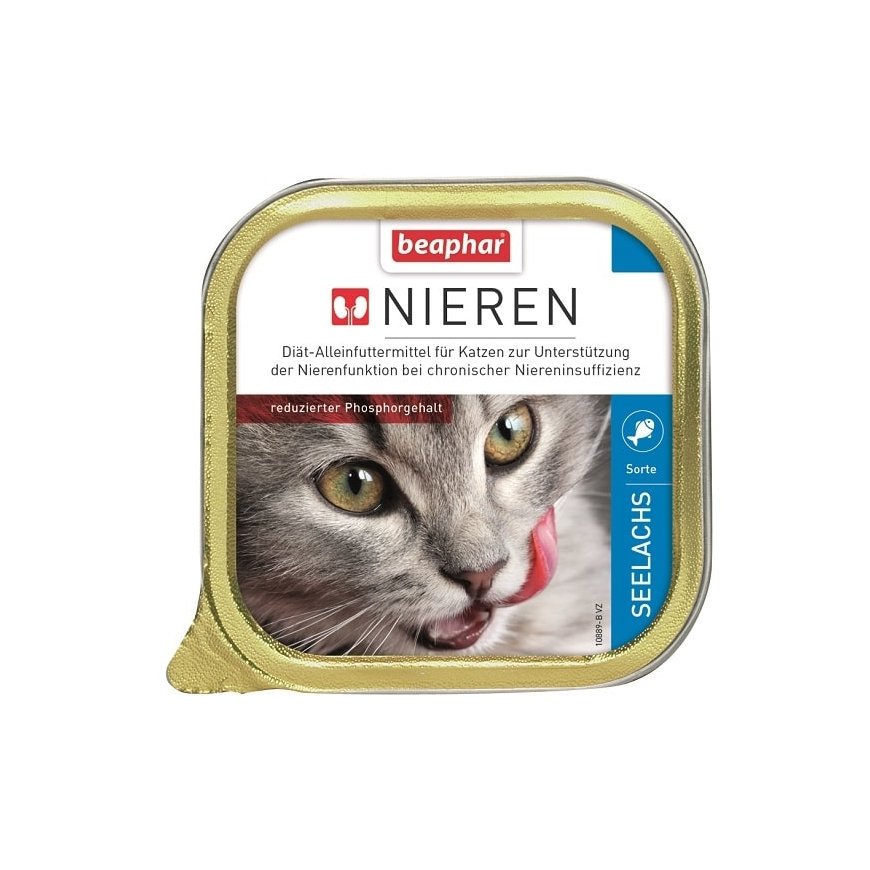 Complete diet cat food (pate) : Beaphar NIERDIEET SEELACHS 100G