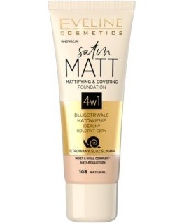 Eveline Satin Matt Mattifying & Covering Foundation 4in1 mattify