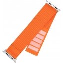 Fixed smartwatch nylon strap, Apple Watch Ultra 49 mm, orange