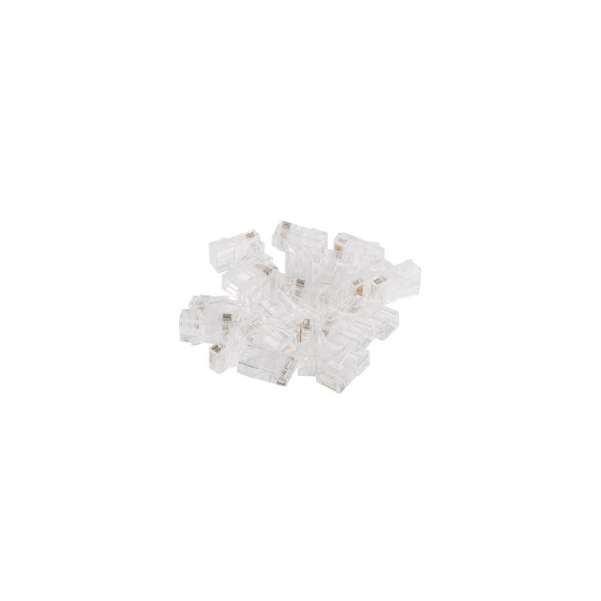 Lanberg PLU-5000EZ коннектор RJ-45 Прозрачный – 2