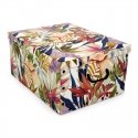 Cardboard box 49x39x25cm Big Box Solid Colour assorted, white|bl Cardboard box 49x39x25cm Big Box Solid Colour assorted, white|bl