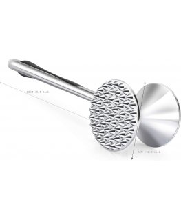 MEAT HAMMER - steel, double-sided, 27 x 5 cm