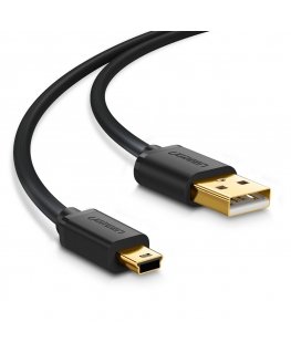 Ugreen 10355 USB kabelis USB 2.0 1 m USB A Mini-USB B Juoda