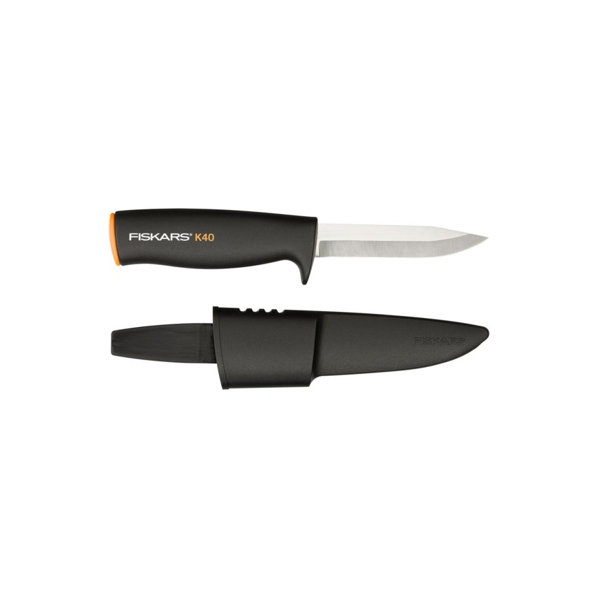 Fiskars K40 Melns Nazis ar fiksētu
