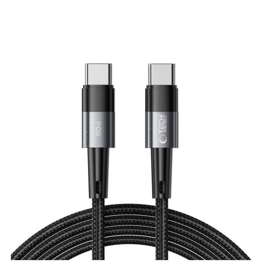 Tech-Protect UltraBoost USB-C | USB-C PD 60W 3A 2m cable - gray
