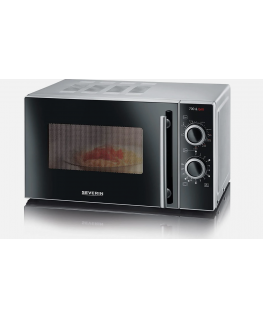 Severin MW 7771 mikrolaineahi Tööpinna peal Kombineeritud mikrolaineahi 20 l 700 W Must, Hõbe