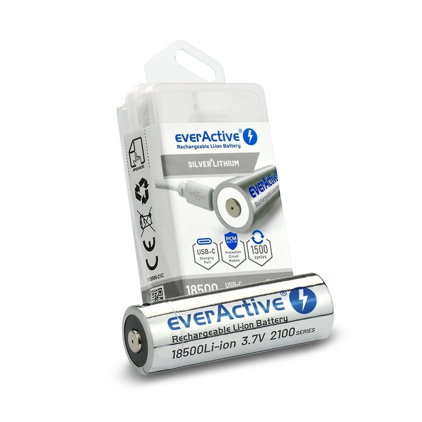 Everactive Rechargeble battery 18500 3,7V