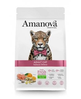 Amanova Sterilizēts Cat Salmon Deluxe 1,5kg